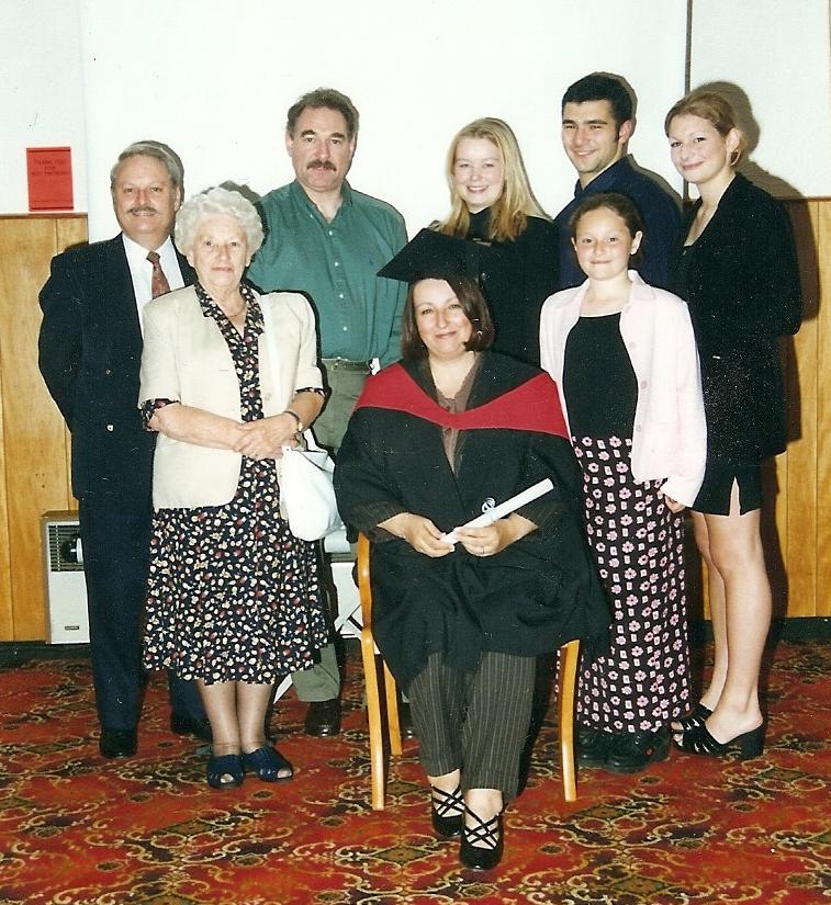 Keith and Andrea BOWRA with family